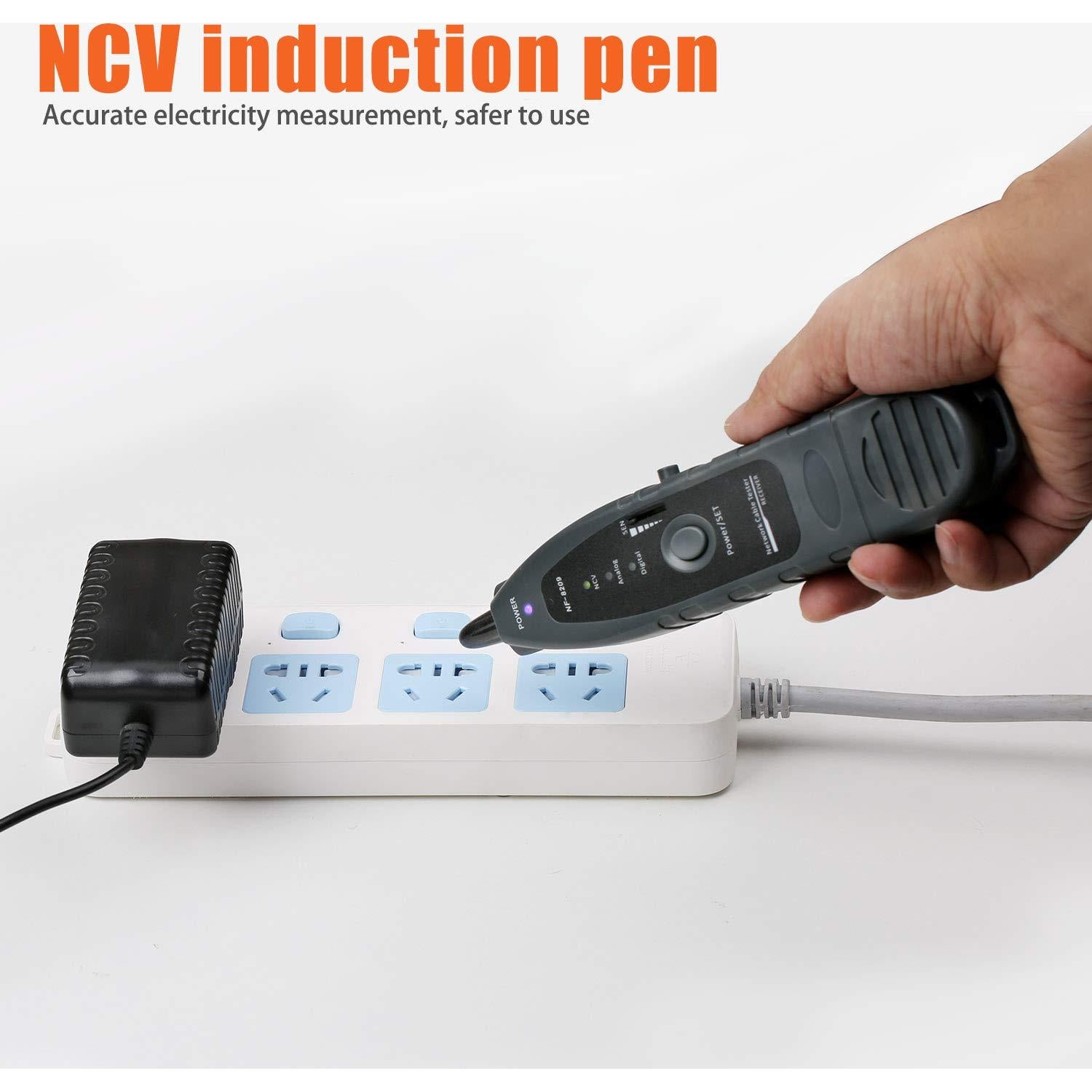 Probador de Cable de Red KOLSOL NF-8209 con Medición PoE