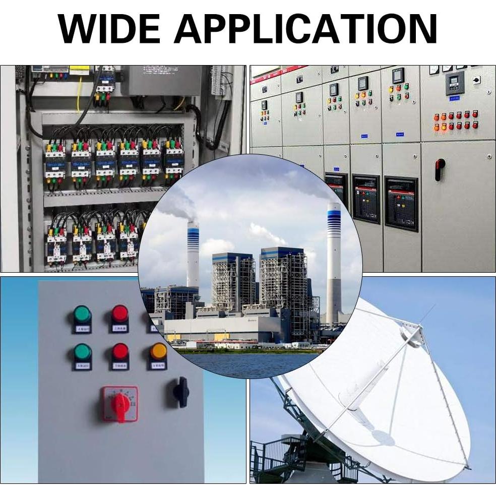 Kit de Pasacables NPT 50pcs MAKERELE Nylon Impermeable