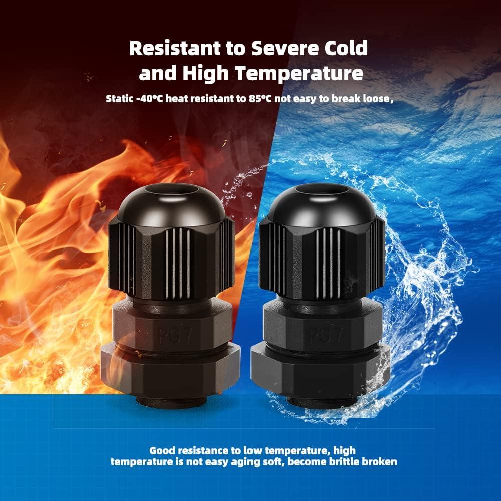 Conector Estanco Ajustable CGELE PG7 20 Piezas IP68