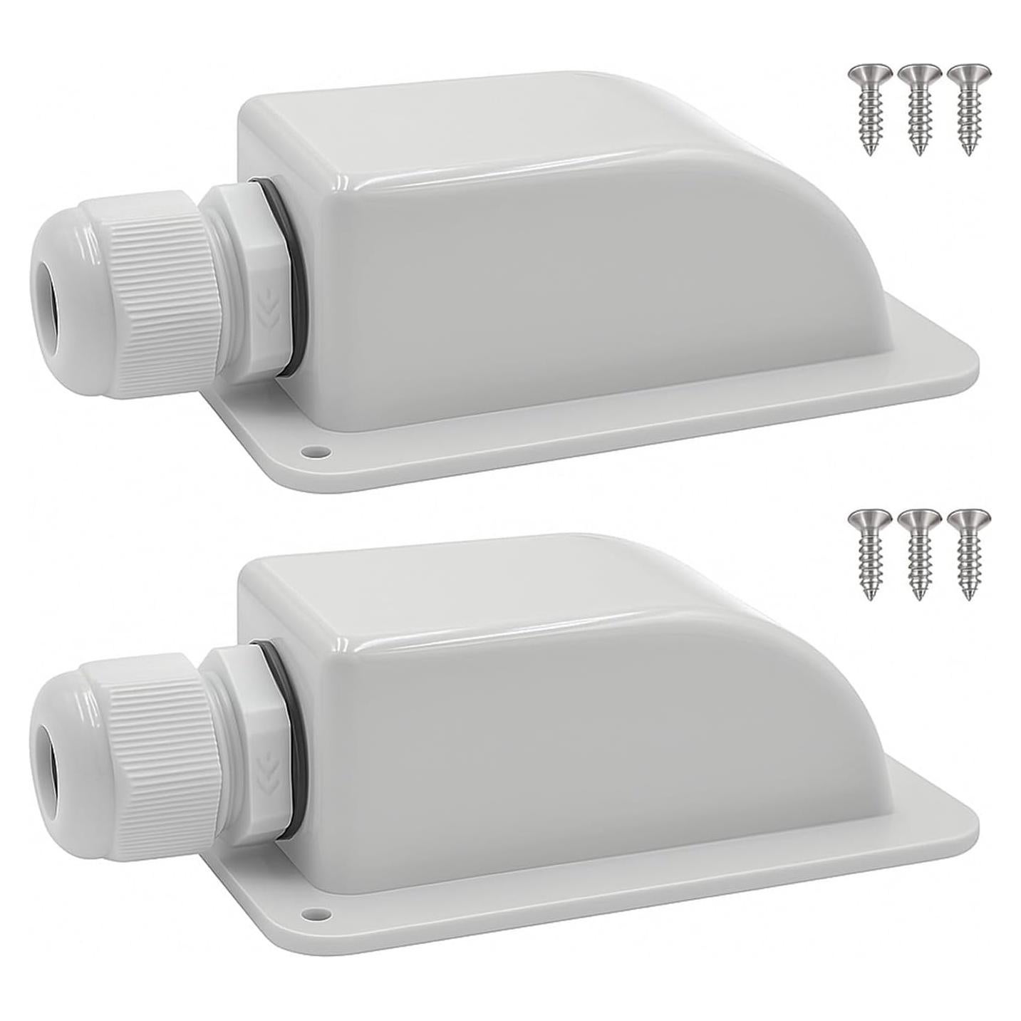 Entrada de Cable Solar Impermeable Gebildet Blanca - Paquete de 2