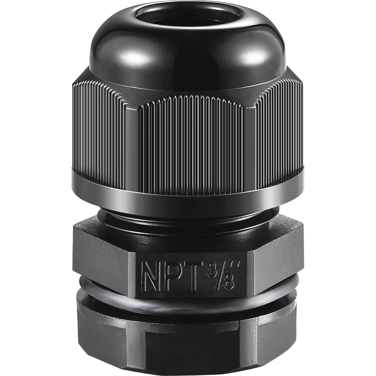 50 Juntas de Cable de Nylon IP68 RTHIEAI 3/8" a Prueba de Agua