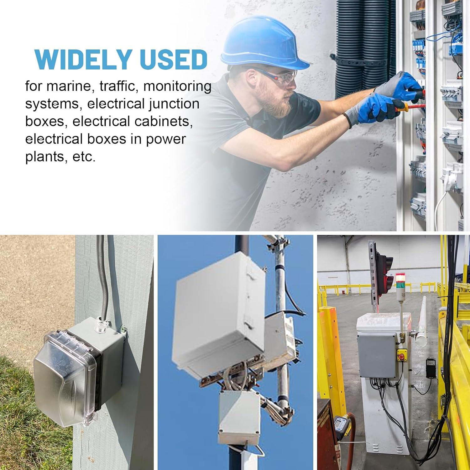 Abrazadera de Cable de Acero Inoxidable EINDER IP68 6-12mm - 2 Pcs