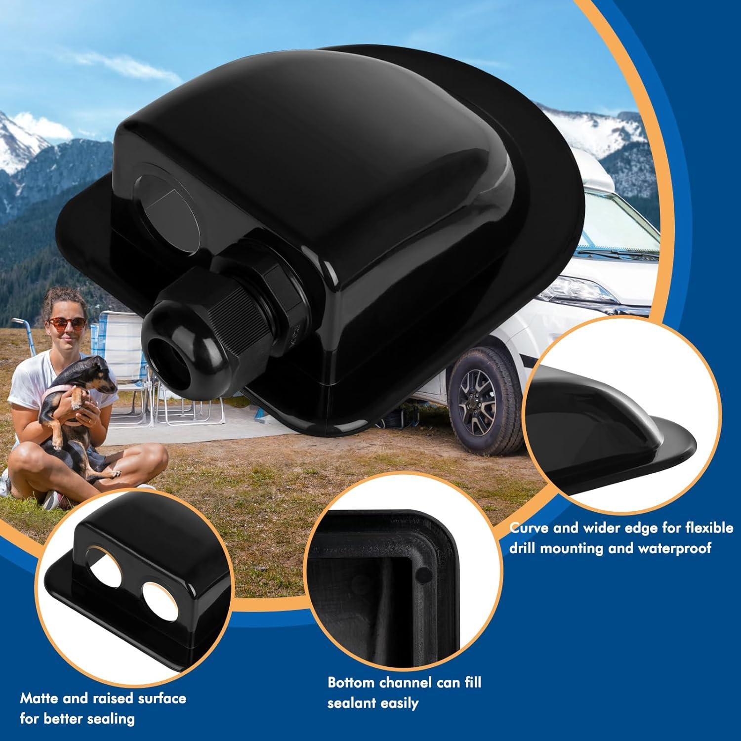 Paquete de 2 Glandes de Entrada de Cable Solar Restmo IP68