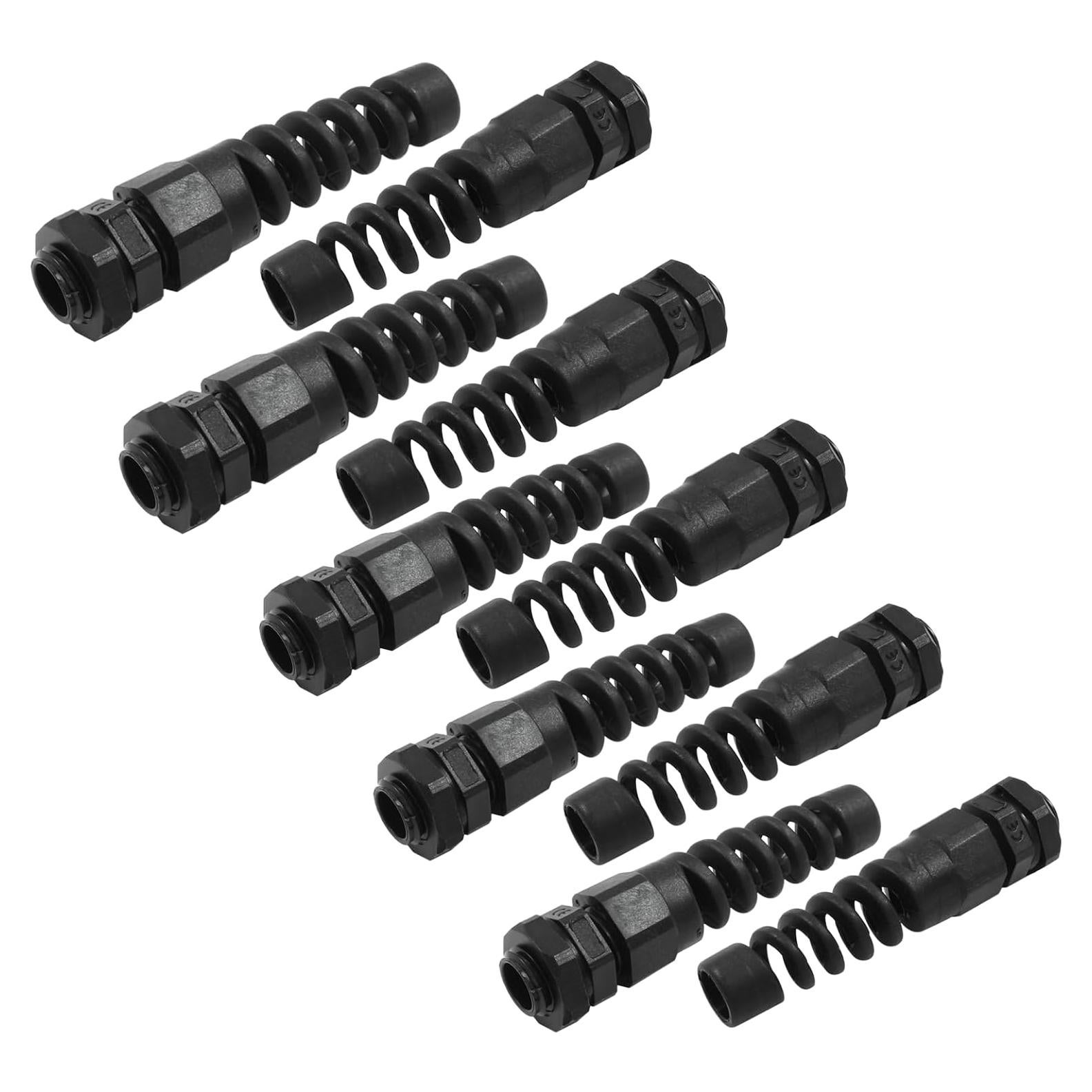 Glandes de Cable PG7 Hitefu 10 Piezas Impermeables 3-6.5mm