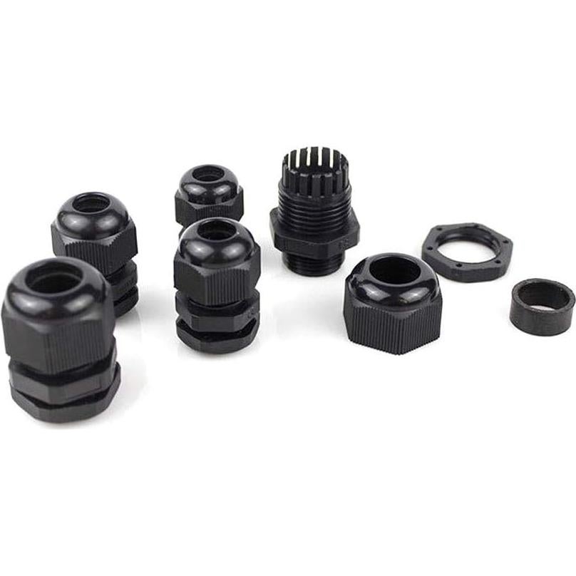 Conectores de Cable Plásticos Impermeables EZFIT 10 Pack PG7 PG9 PG11 PG13.5 PG16