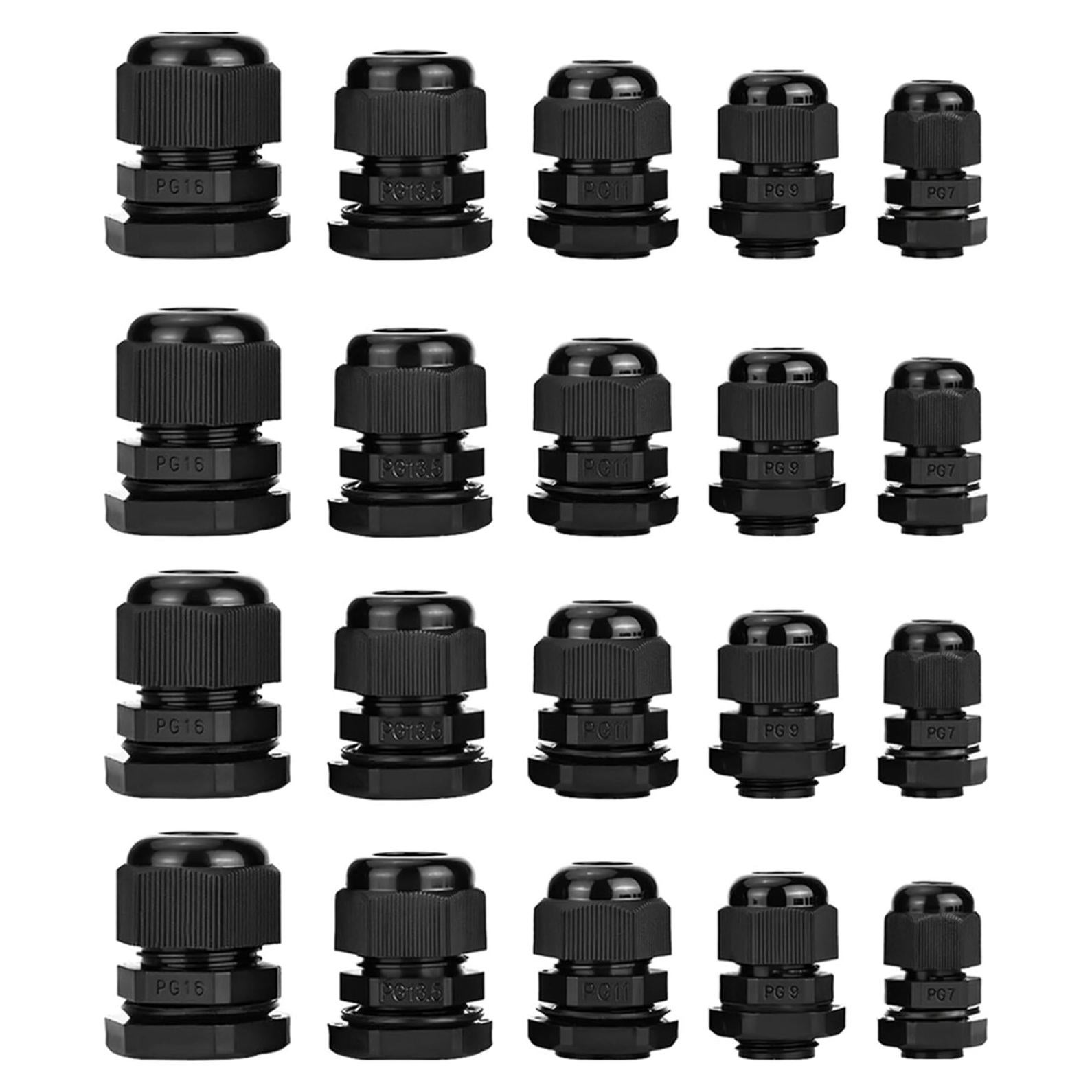 Abrazaderas de Cable Plástico eBoot Impermeables 20 Piezas