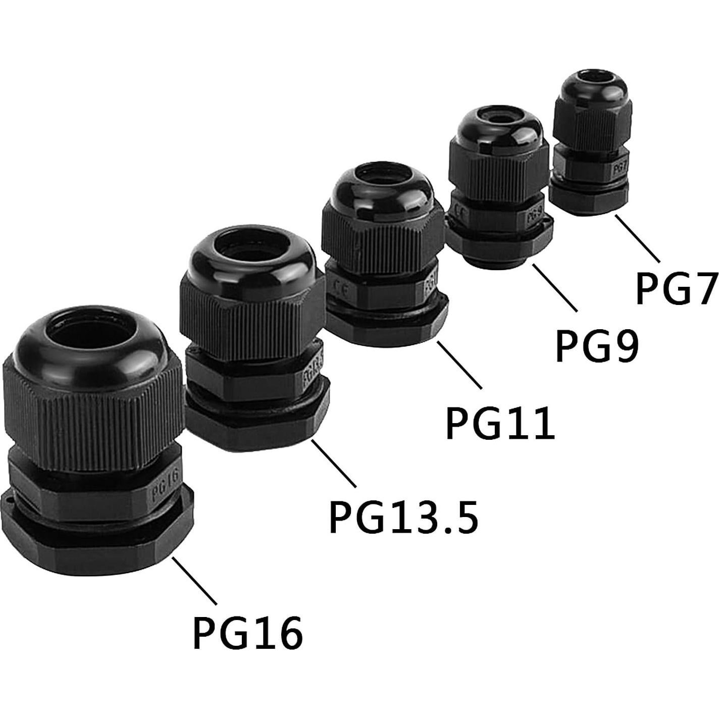 Abrazaderas de Cable Plástico eBoot Impermeables 20 Piezas