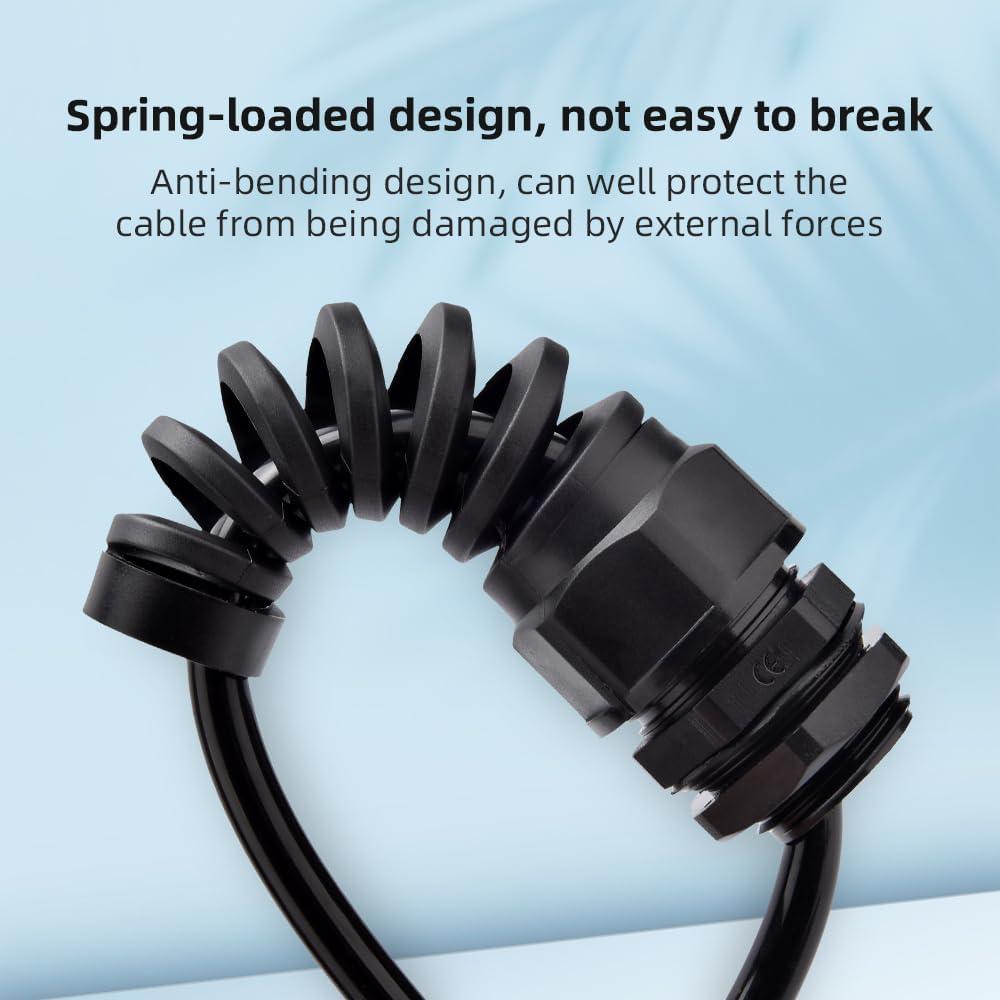 Conector de Alivio de Tensión CGELE NPT 1/4" 10 Piezas