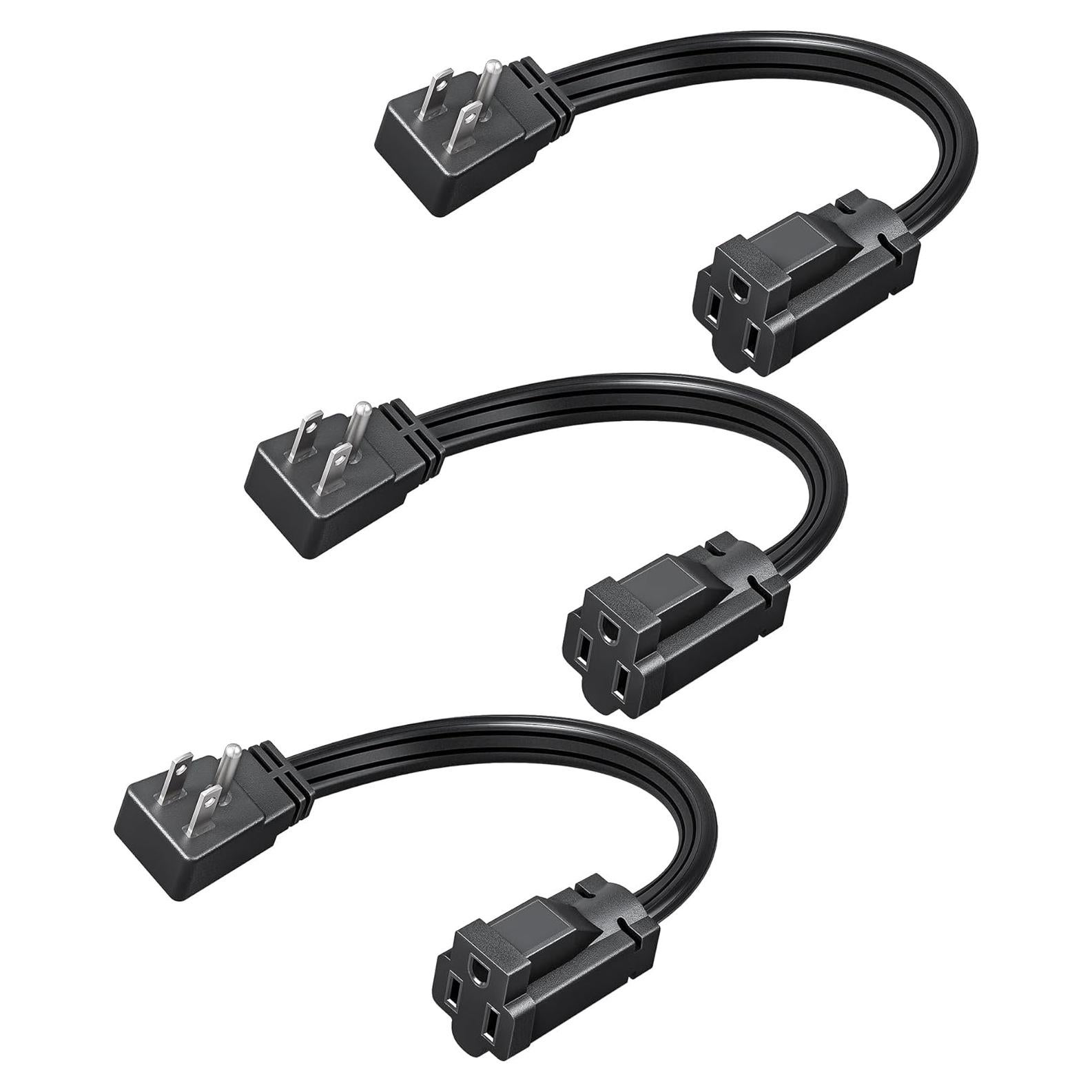 Cable de Extensión DEWENWILS 1 Pie Enchufe Plano 15A 1875W