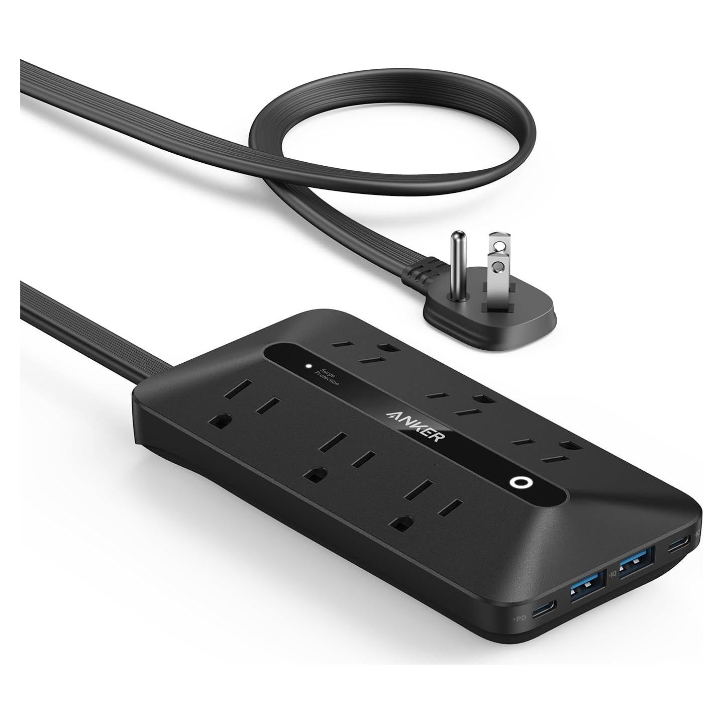 Regleta de Enchufes Anker 10-en-1 con USB y Cable 1.5m