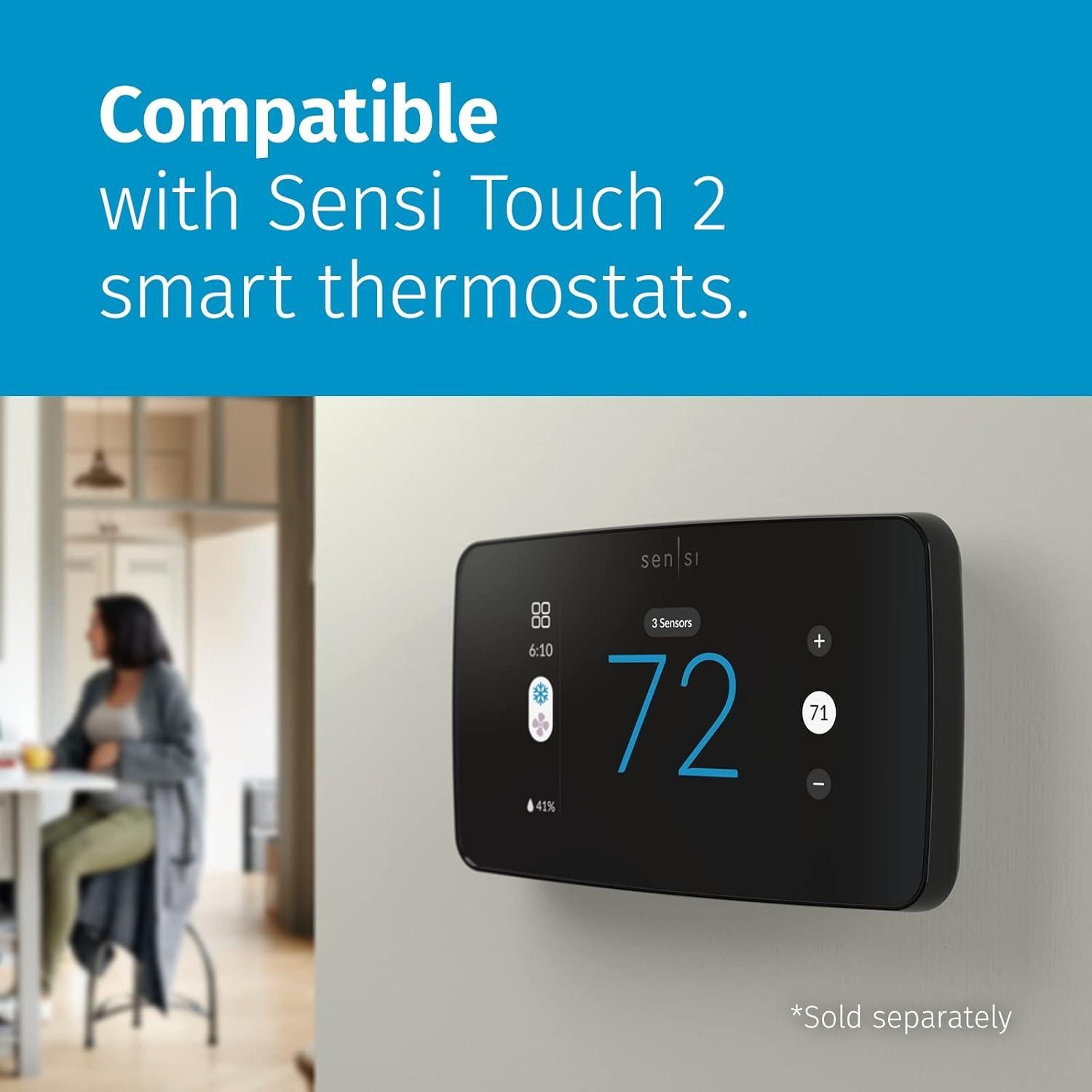 Sensor de Habitación Sensi Emerson - Control Táctil, 136g