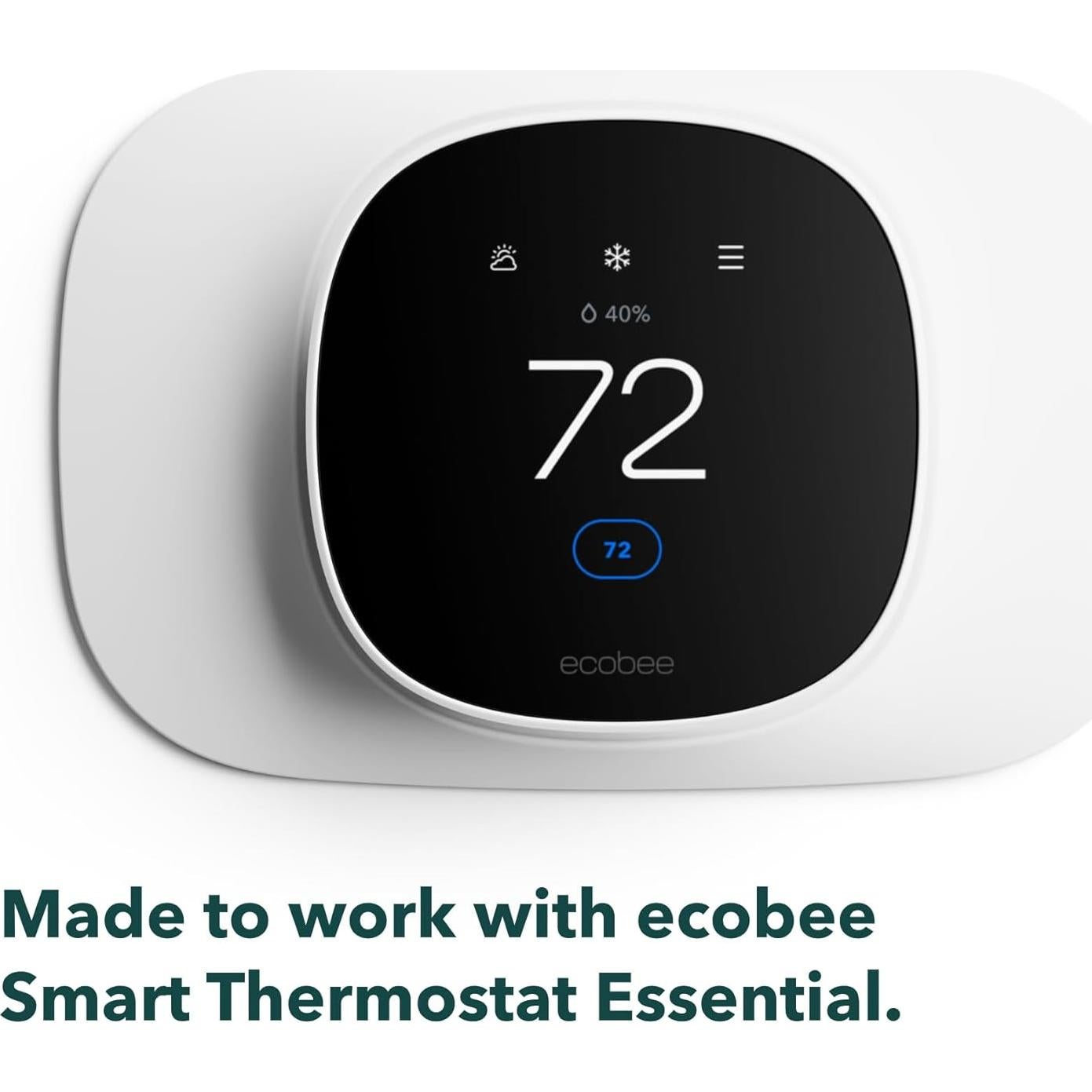 Placa de recorte ecobee para termostato inteligente Essential