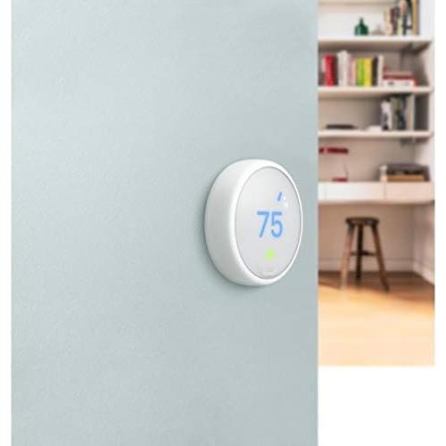 Termostato Inteligente Google Nest E - Programable, Blanco
