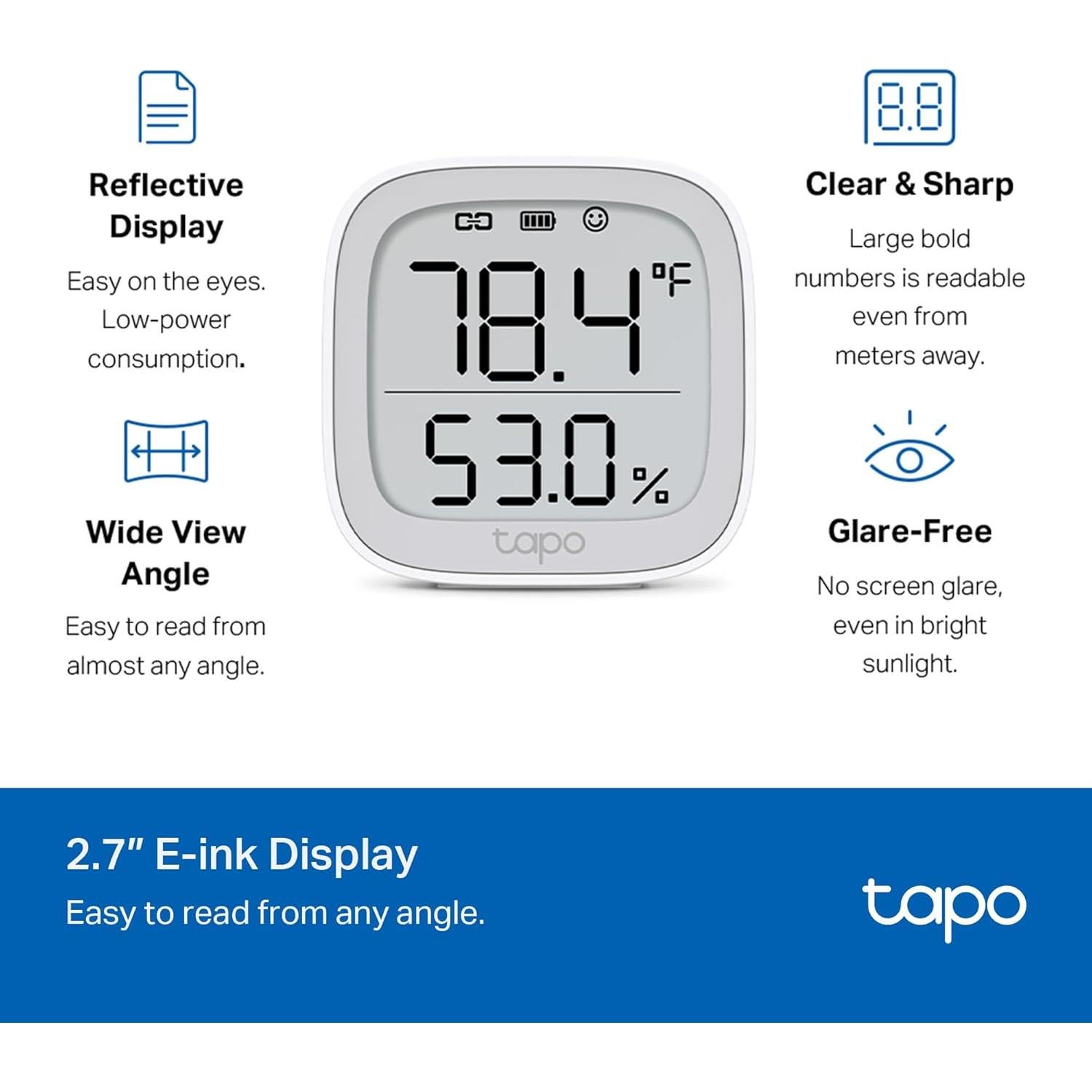 Monitor Inteligente de Temperatura y Humedad TP-Link T315