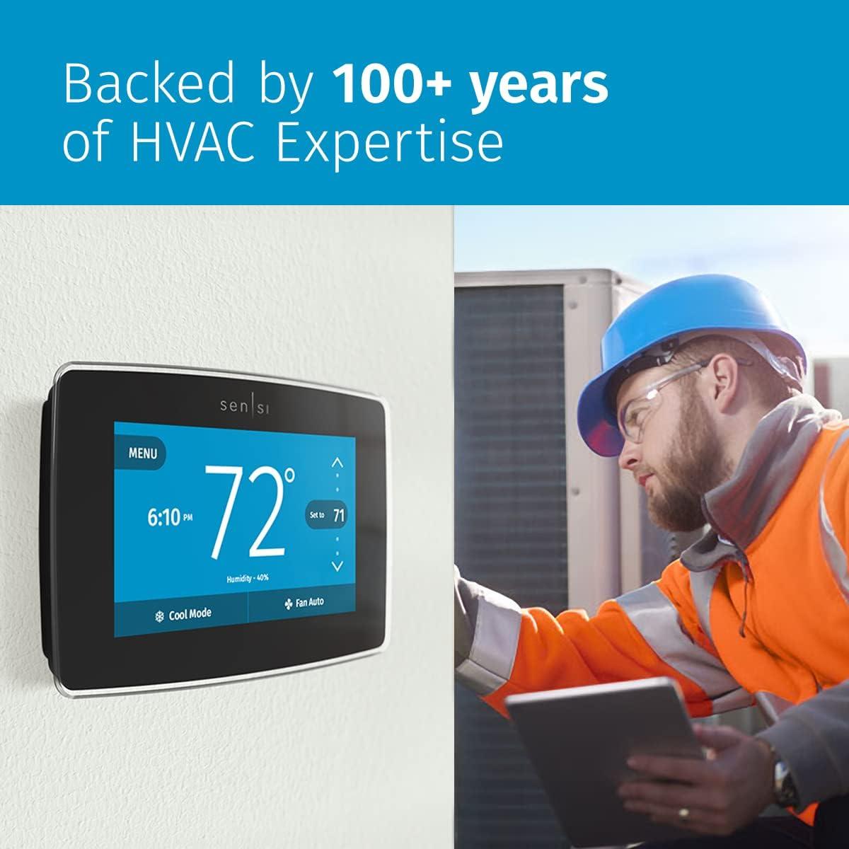 Termostato Inteligente Emerson Sensi Touch Wi-Fi Negro ST75