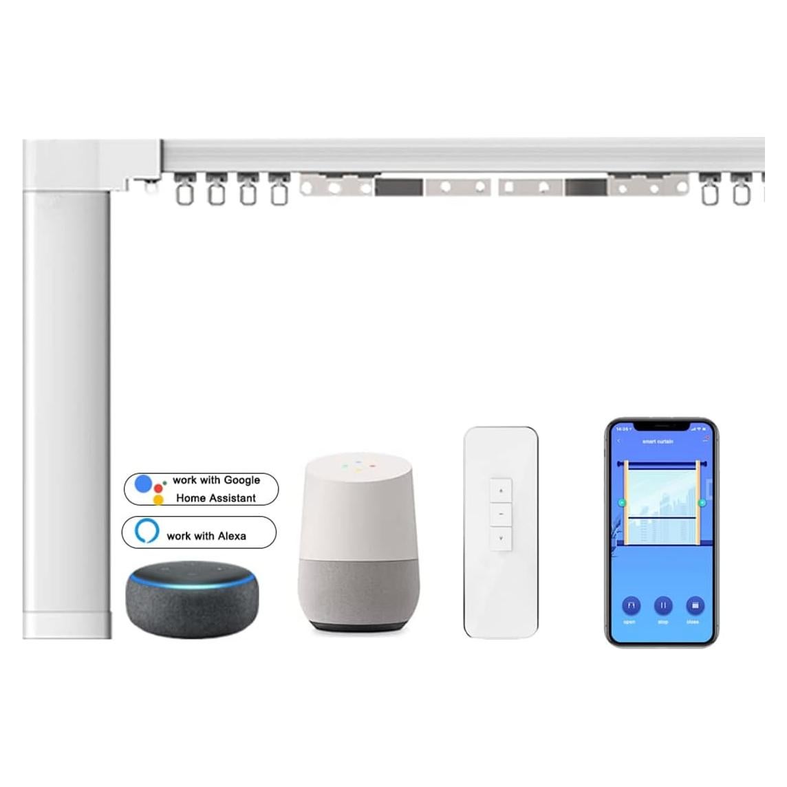 Cortinas Inteligentes Dherju 3M Techo Automáticas Control Remoto