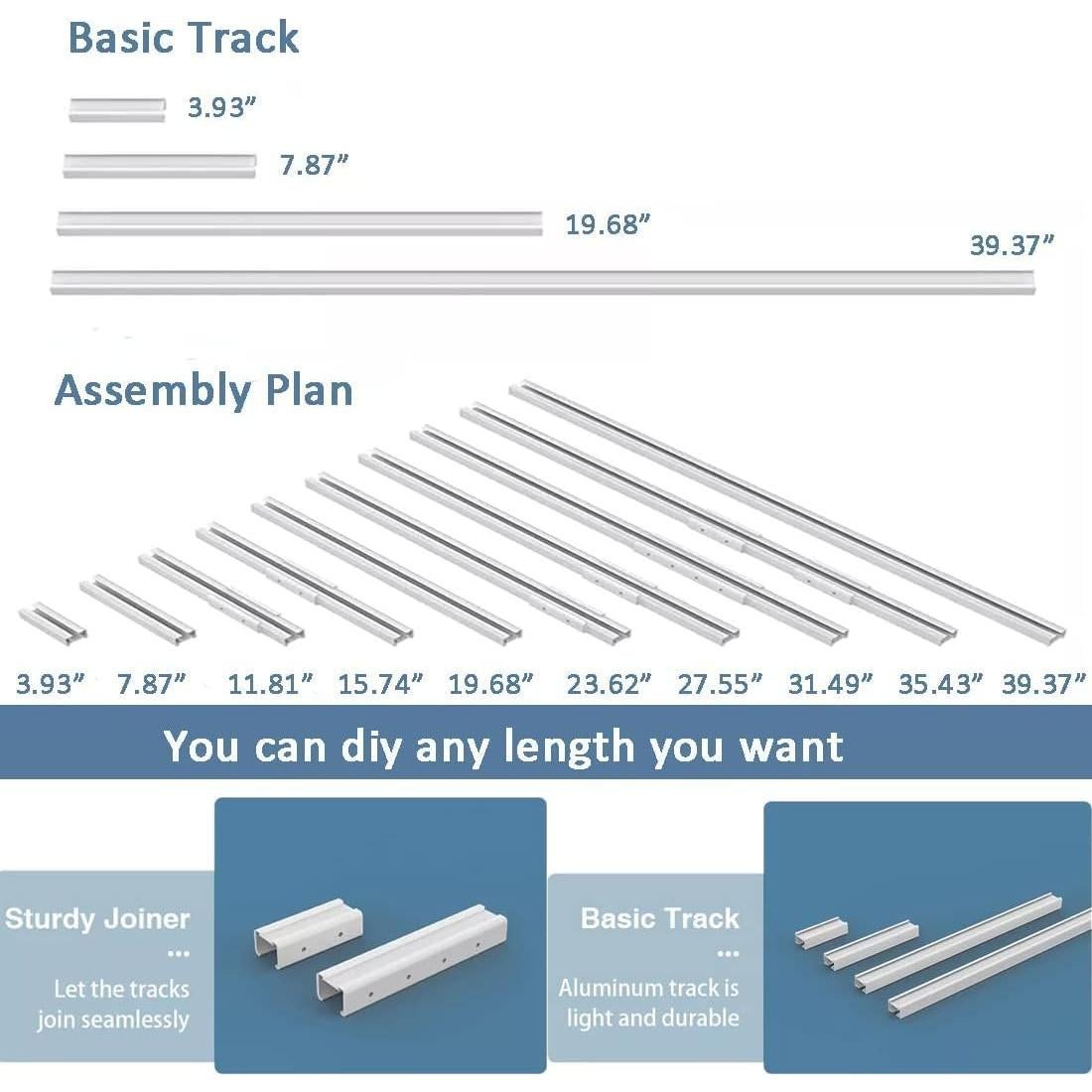 Cortinas Inteligentes Dherju 3M Techo Automáticas Control Remoto