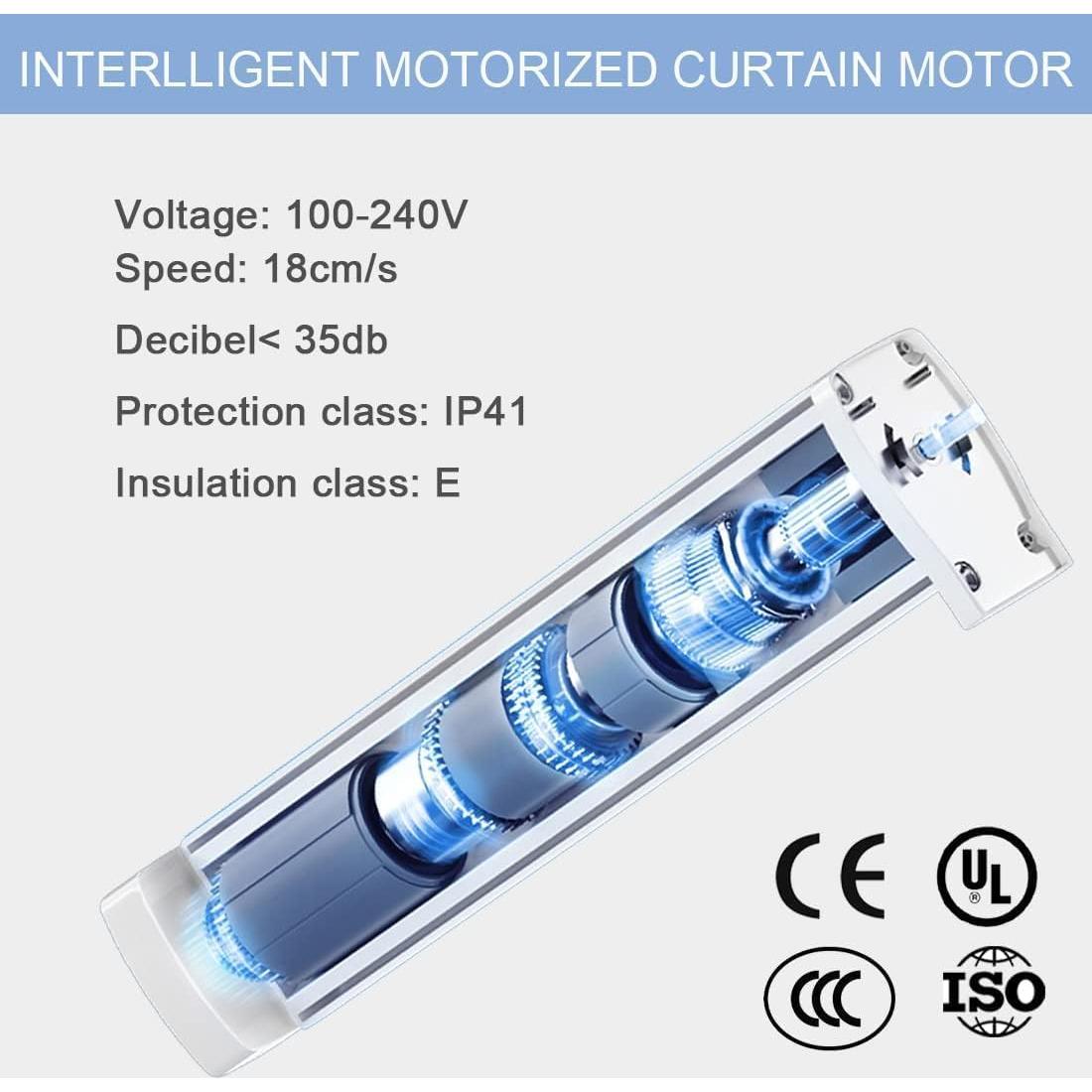 Cortinas Inteligentes Dherju 3M Techo Automáticas Control Remoto