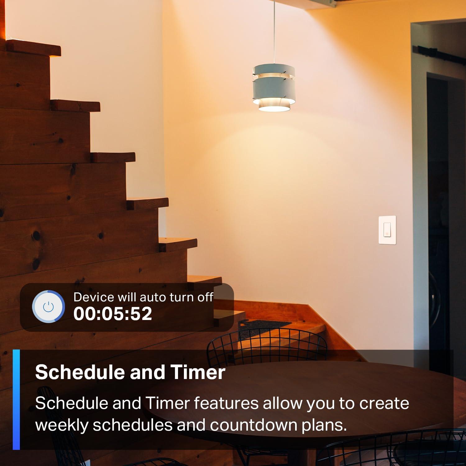 Interruptor de Luz Inteligente TP-Link Tapo S505 2-Pack | Control por Voz