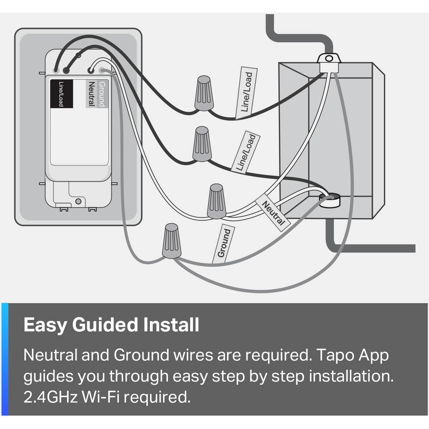 Interruptor de Luz Inteligente TP-Link Tapo S505 2-Pack | Control por Voz