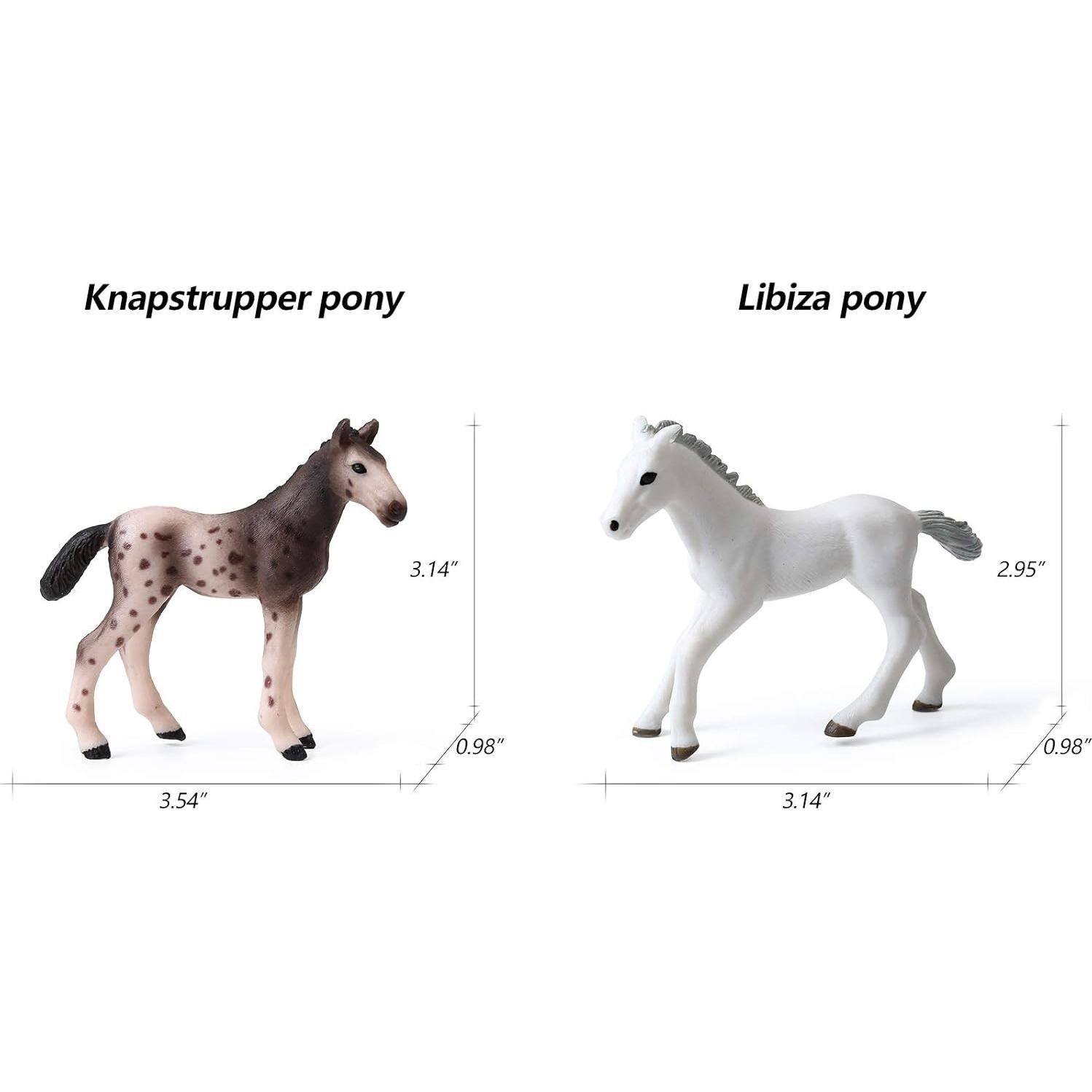 Set de 8 Figuras de Caballos UANDME - Juguetes Realistas