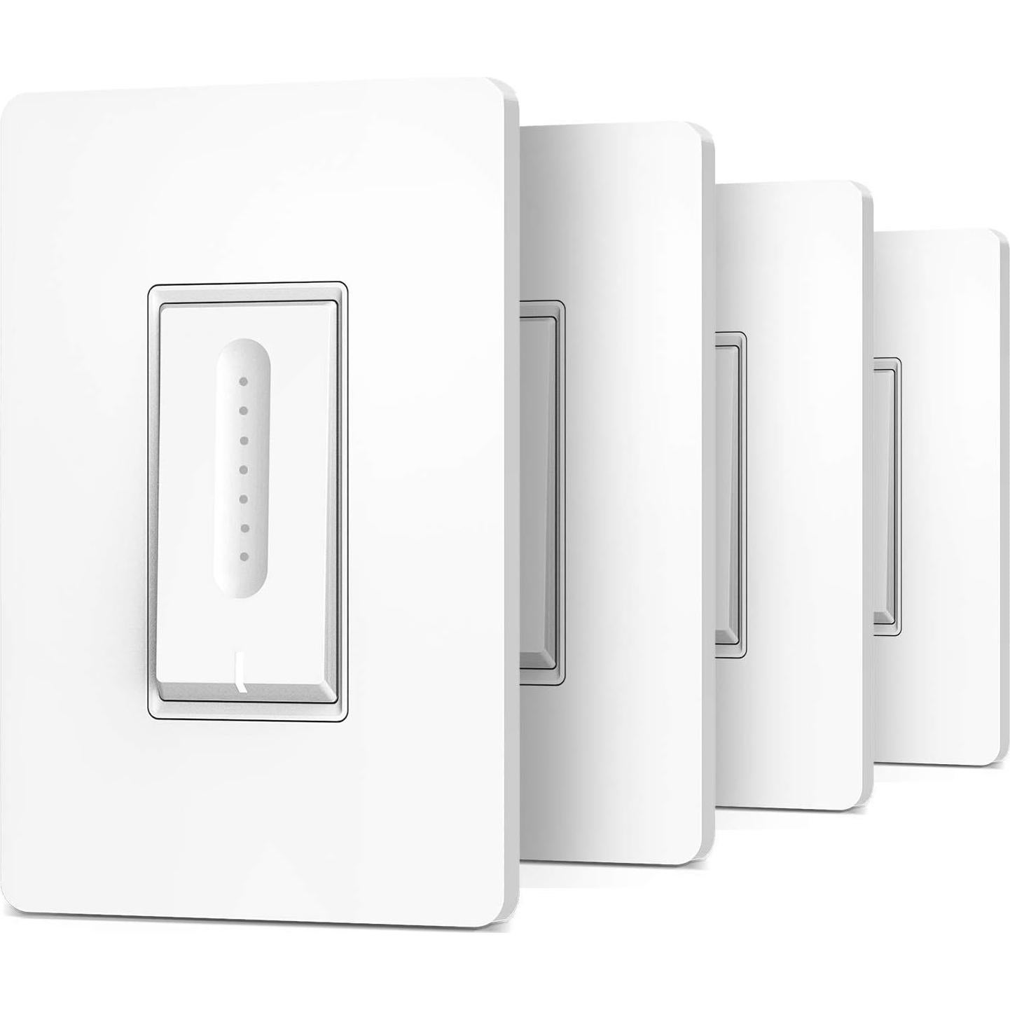 Interruptor Regulador Inteligente TREATLIFE 4 Paquete WiFi 2.4GHz