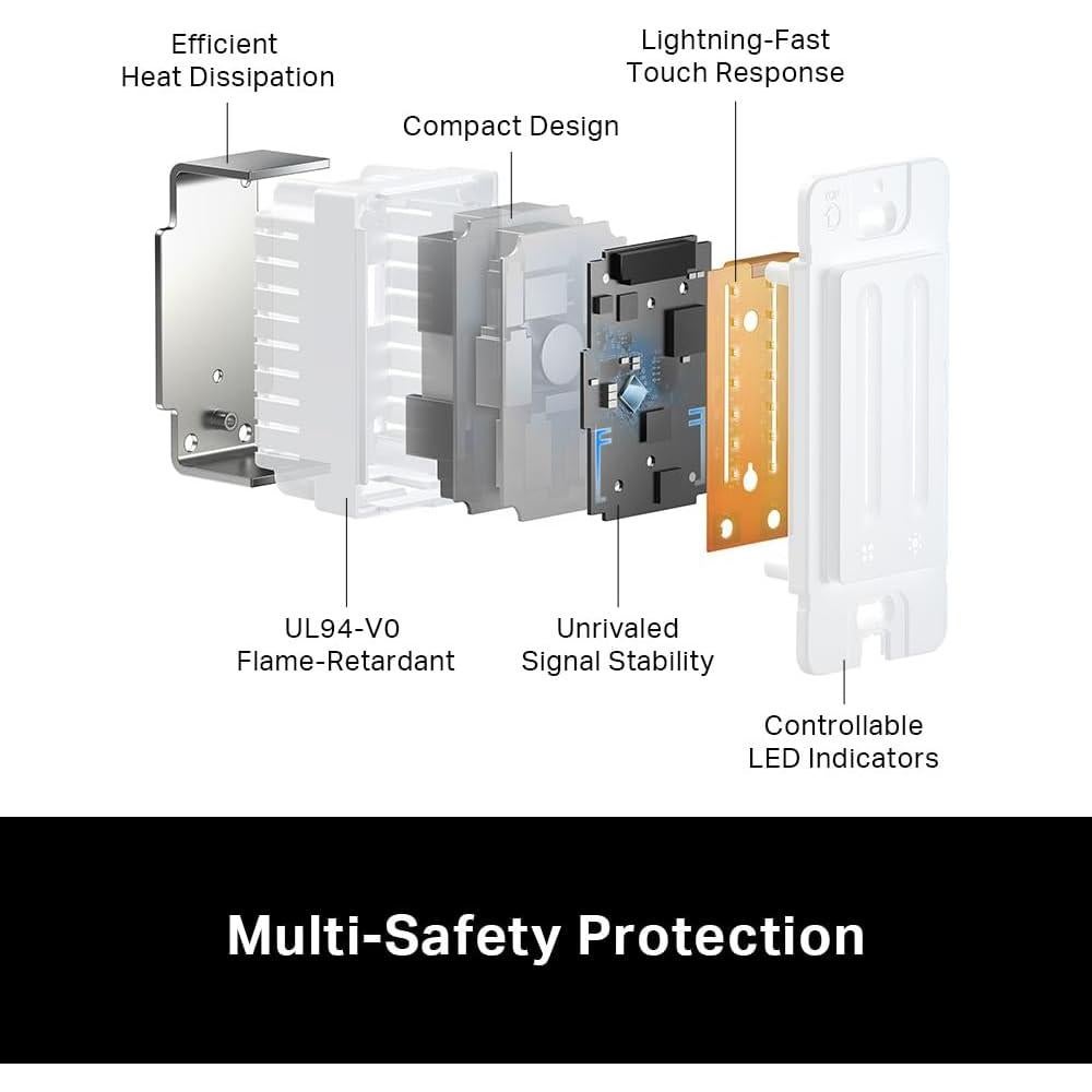 Control de Ventilador Inteligente Kasa KS240 | 4 Velocidades y Luz Ajustable