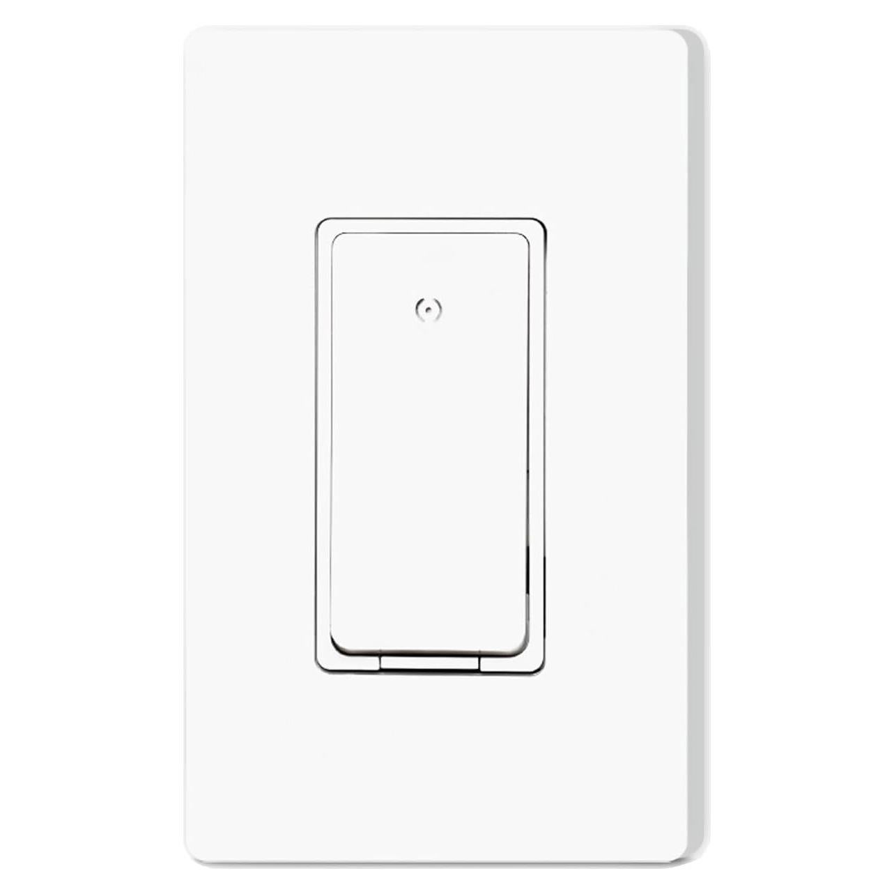 Interruptor de Luz Inteligente JUNLIT 2.4GHz Wi-Fi Alexa 10A