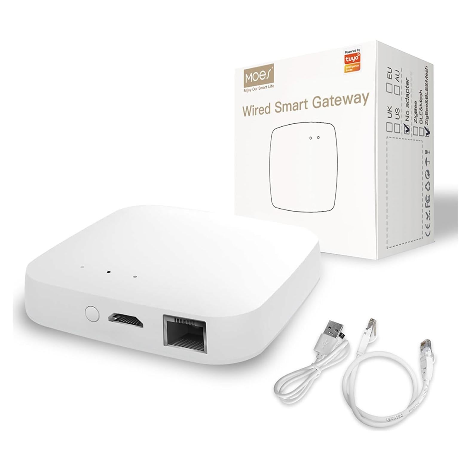 Hub Inteligente MOES ZigBee 3.0 y Bluetooth 2.4GHz - Control por Voz