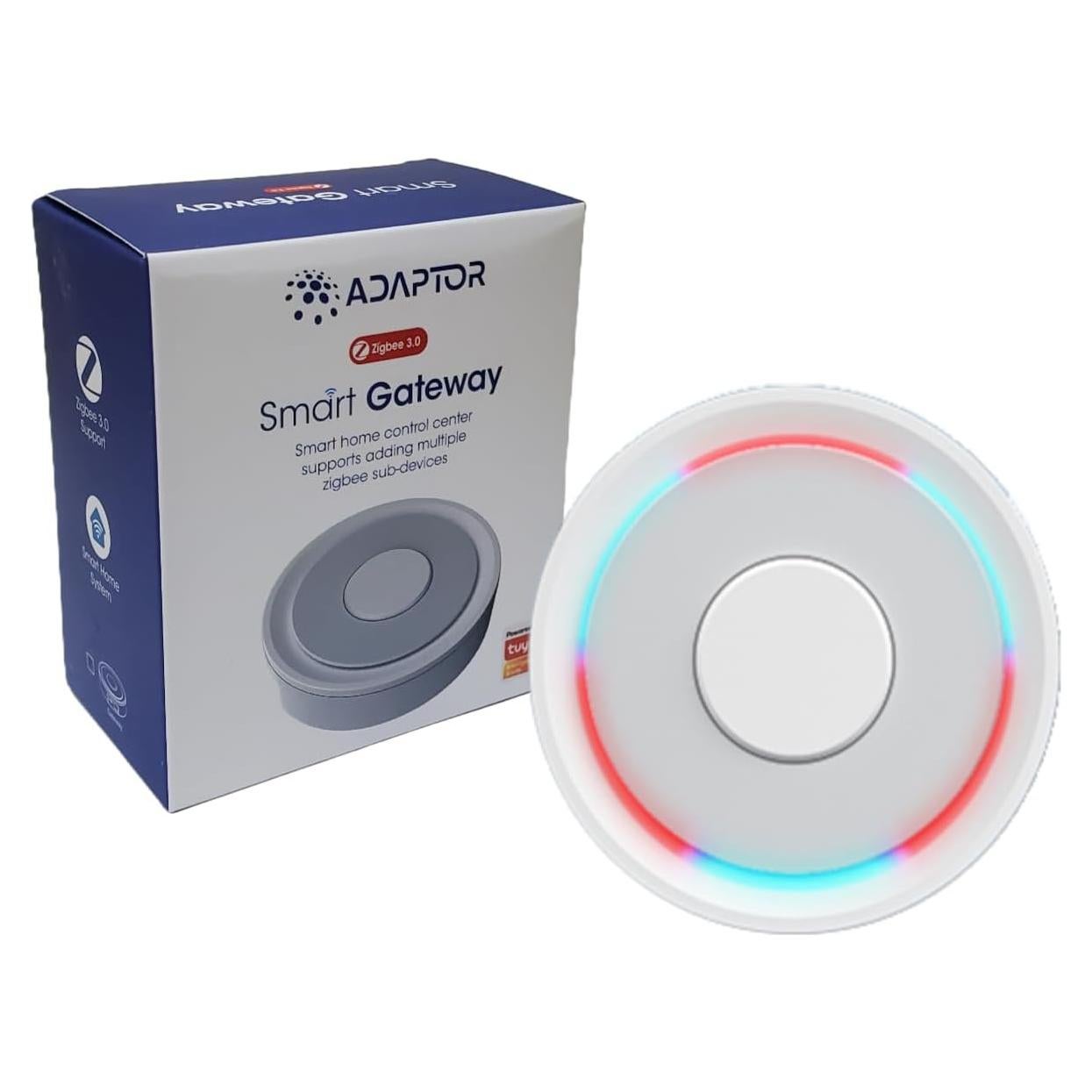 Hub Zigbee 3.0 Tuya AGL-ZB - Controlador Inteligente Blanco