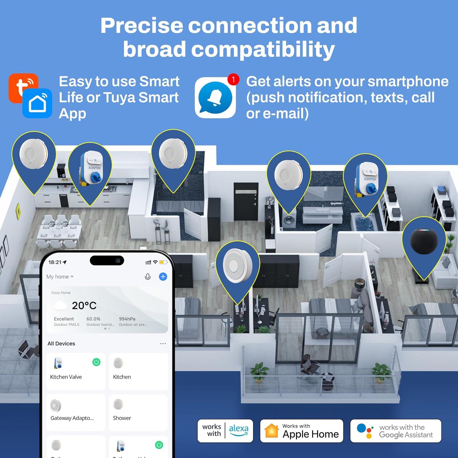 Hub Zigbee 3.0 Tuya AGL-ZB - Controlador Inteligente Blanco