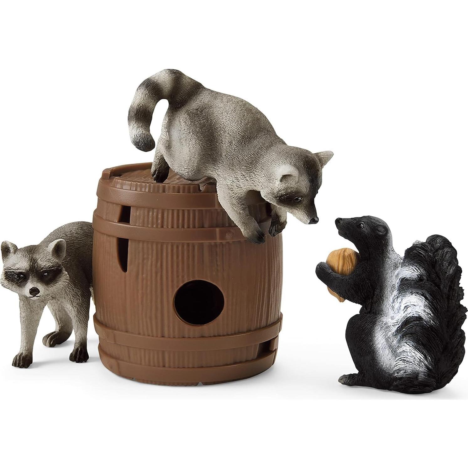 Juego Schleich Vida Silvestre Travieso Nuez 5 Piezas