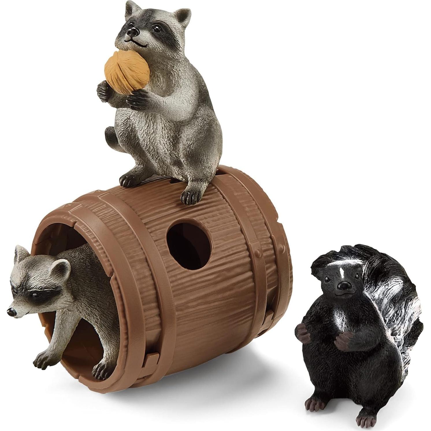 Juego Schleich Vida Silvestre Travieso Nuez 5 Piezas