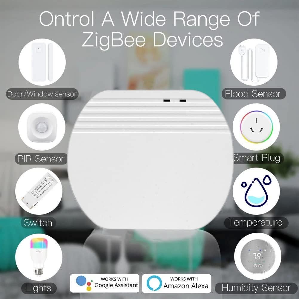 Hub de Puente Zigbee QIACHIP, Control WiFi y Zigbee, 0.05kg