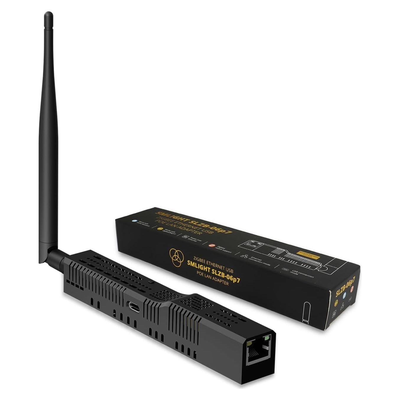 Coordinador Zigbee SMLIGHT SLZB-06P7 con PoE y USB