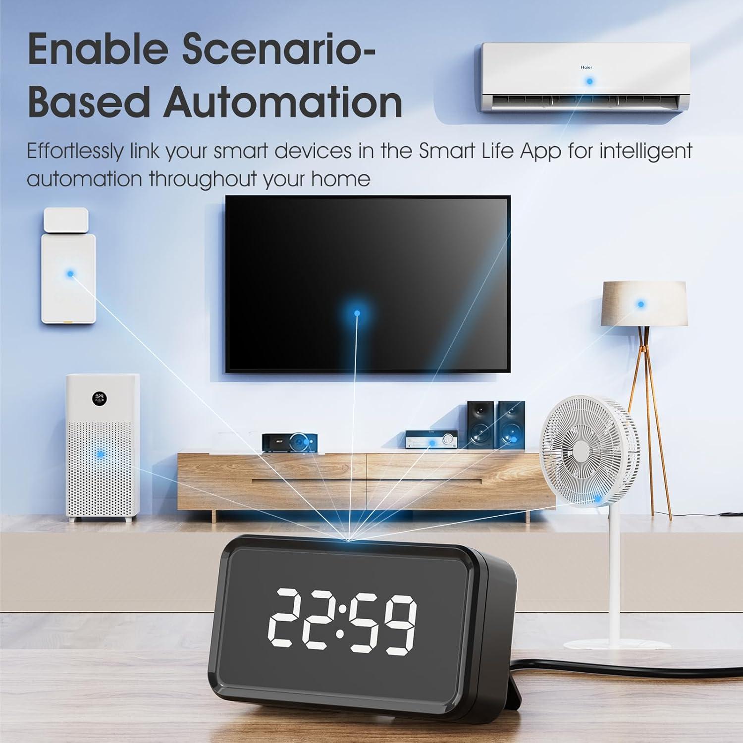 Hub Inteligente Tuya Zigbee 3.0 con Puerto Tipo-C, Negro