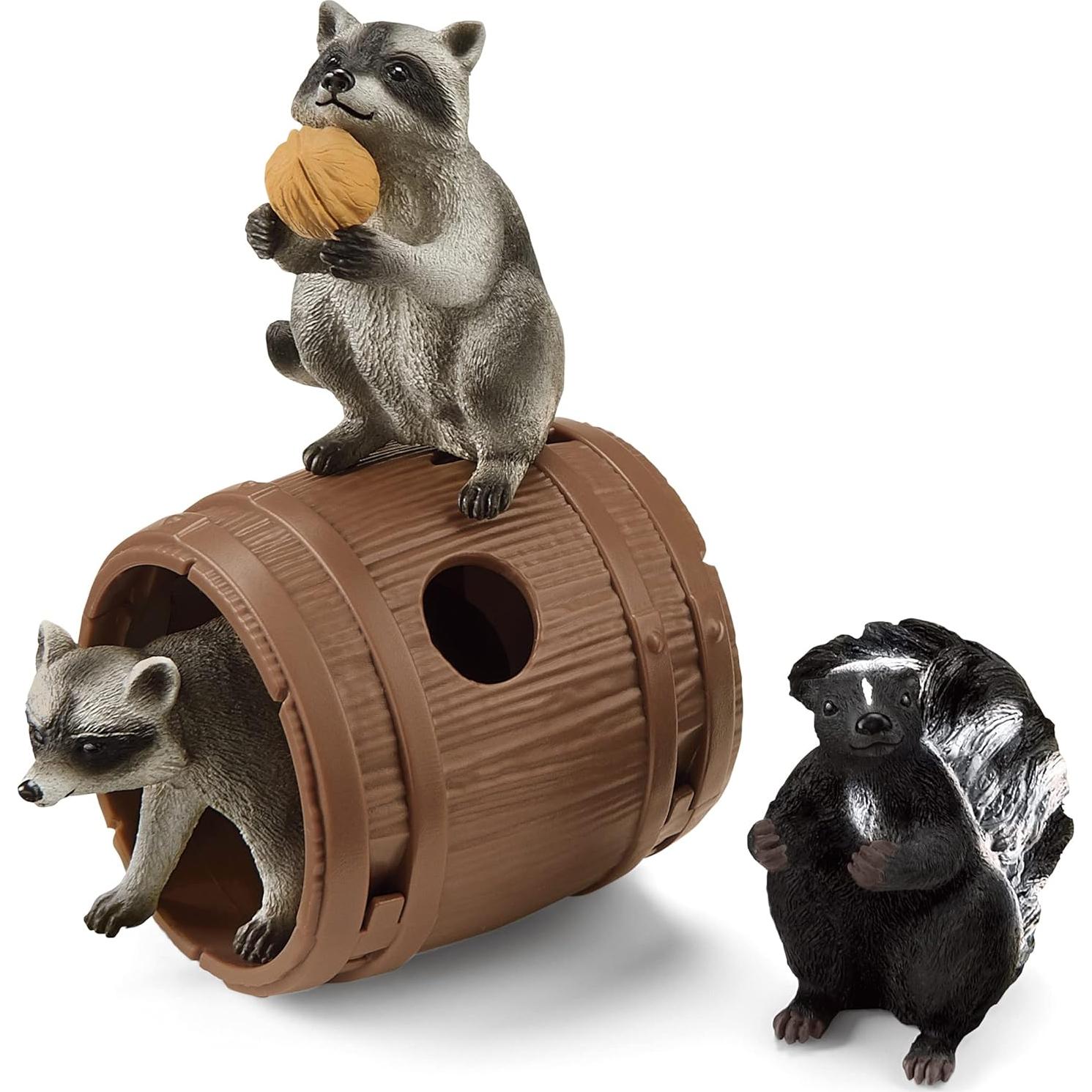 Juego Schleich Vida Silvestre Travieso Nuez 5 Piezas