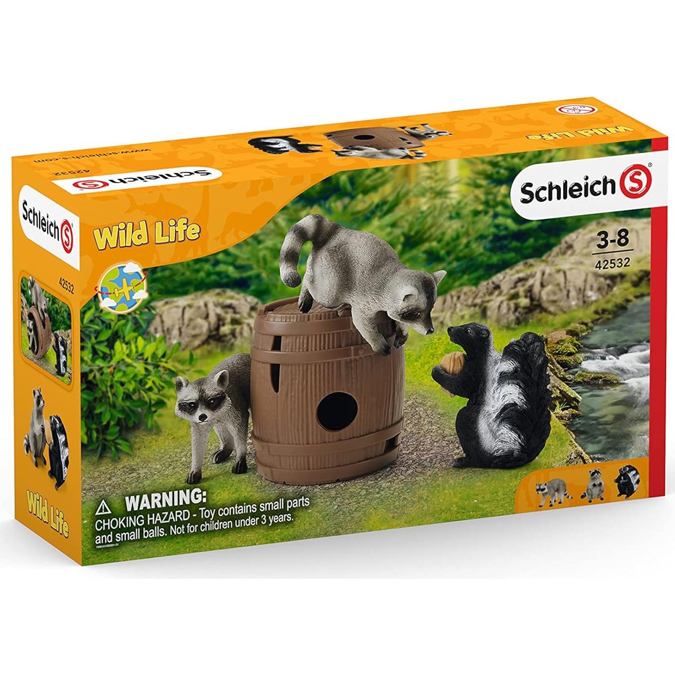 Juego Schleich Vida Silvestre Travieso Nuez 5 Piezas