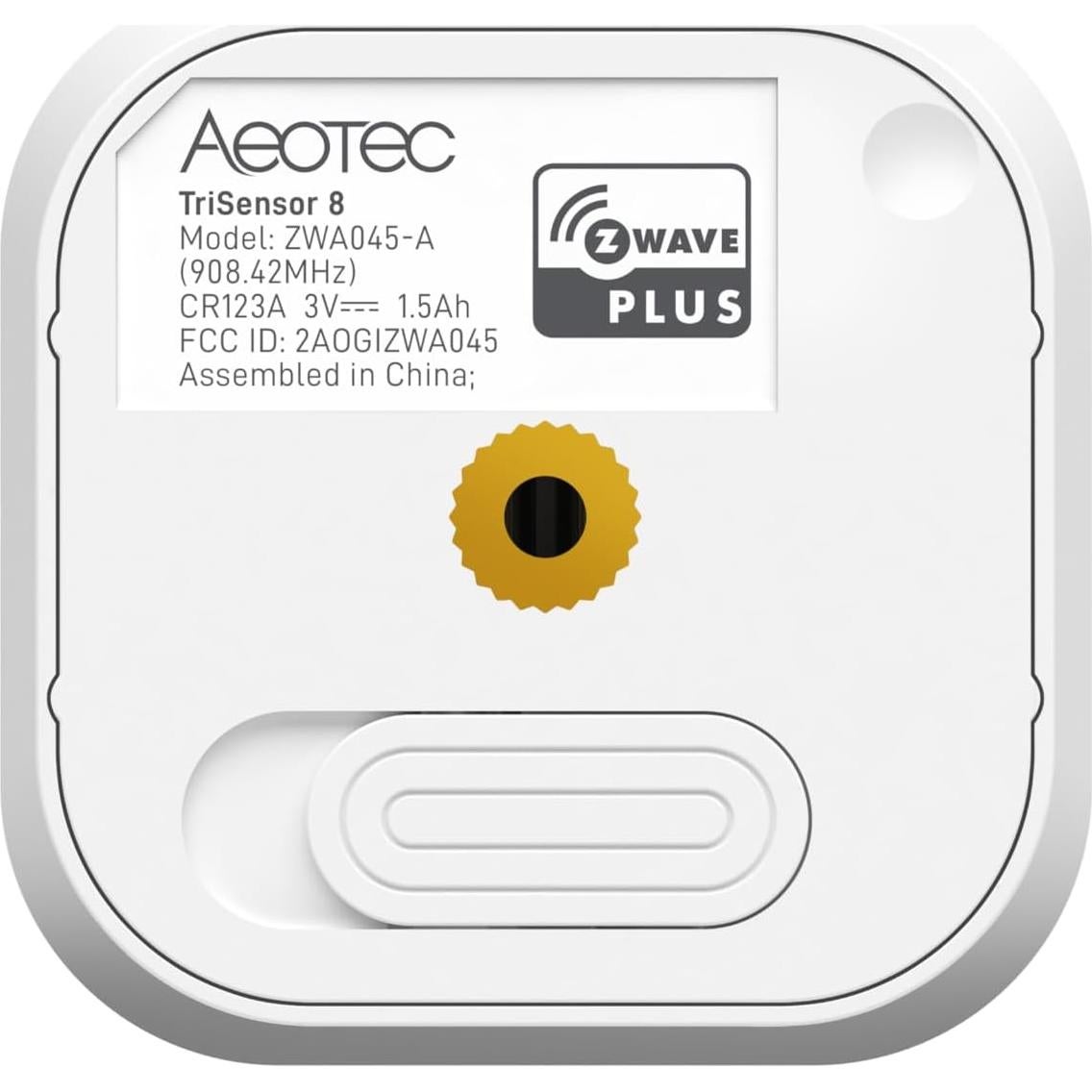 Sensor TriSensor 8 Aeotec Z-Wave 800 3 en 1 Movimiento Luz Temperatura