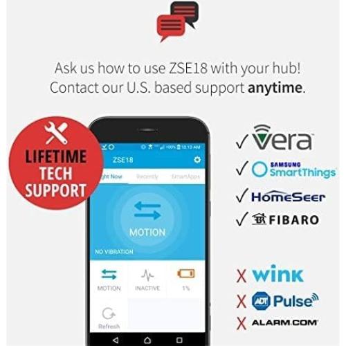 Sensor de Movimiento Z-Wave S2 Zooz ZSE18 800LR con Montaje Magnético
