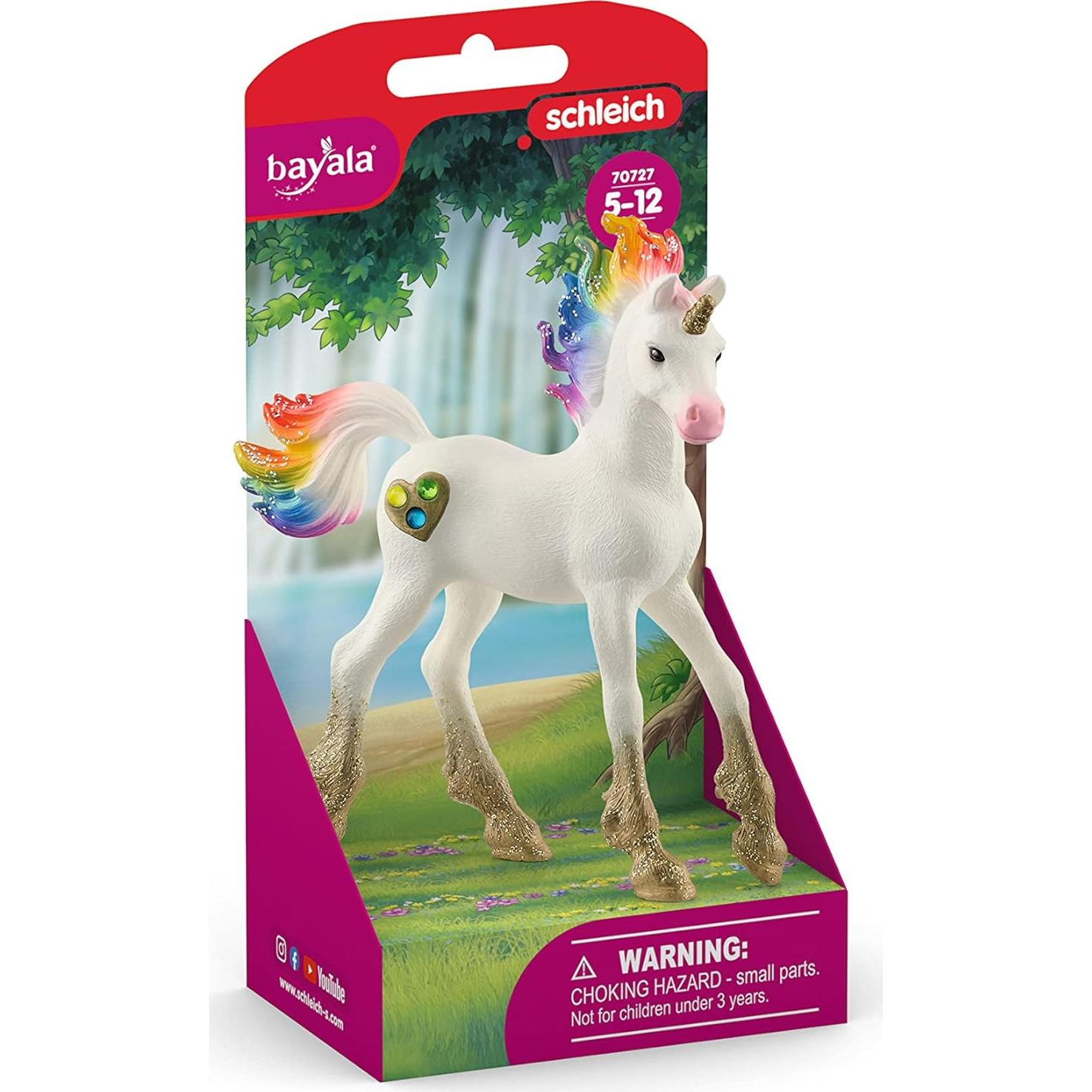 Unicornio Amor Arcoíris Schleich 9.4x9.4x18.03cm 5+