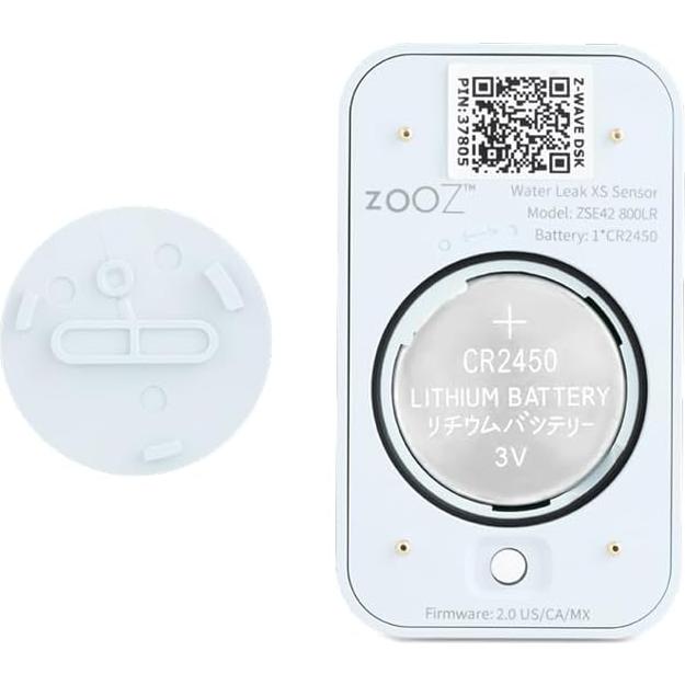 Sensor de fuga de agua Zooz ZSE42 800LR Z-Wave para inundaciones