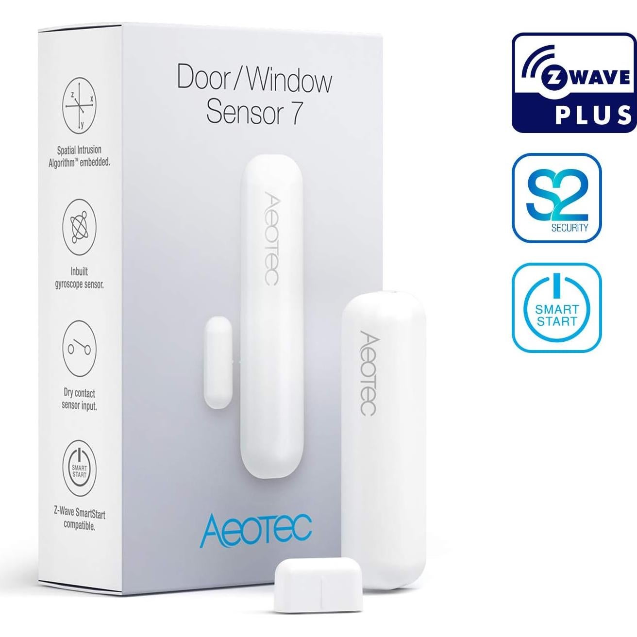 Sensor de Puerta y Ventana Aeotec Gen7 Z-Wave Plus Blanco