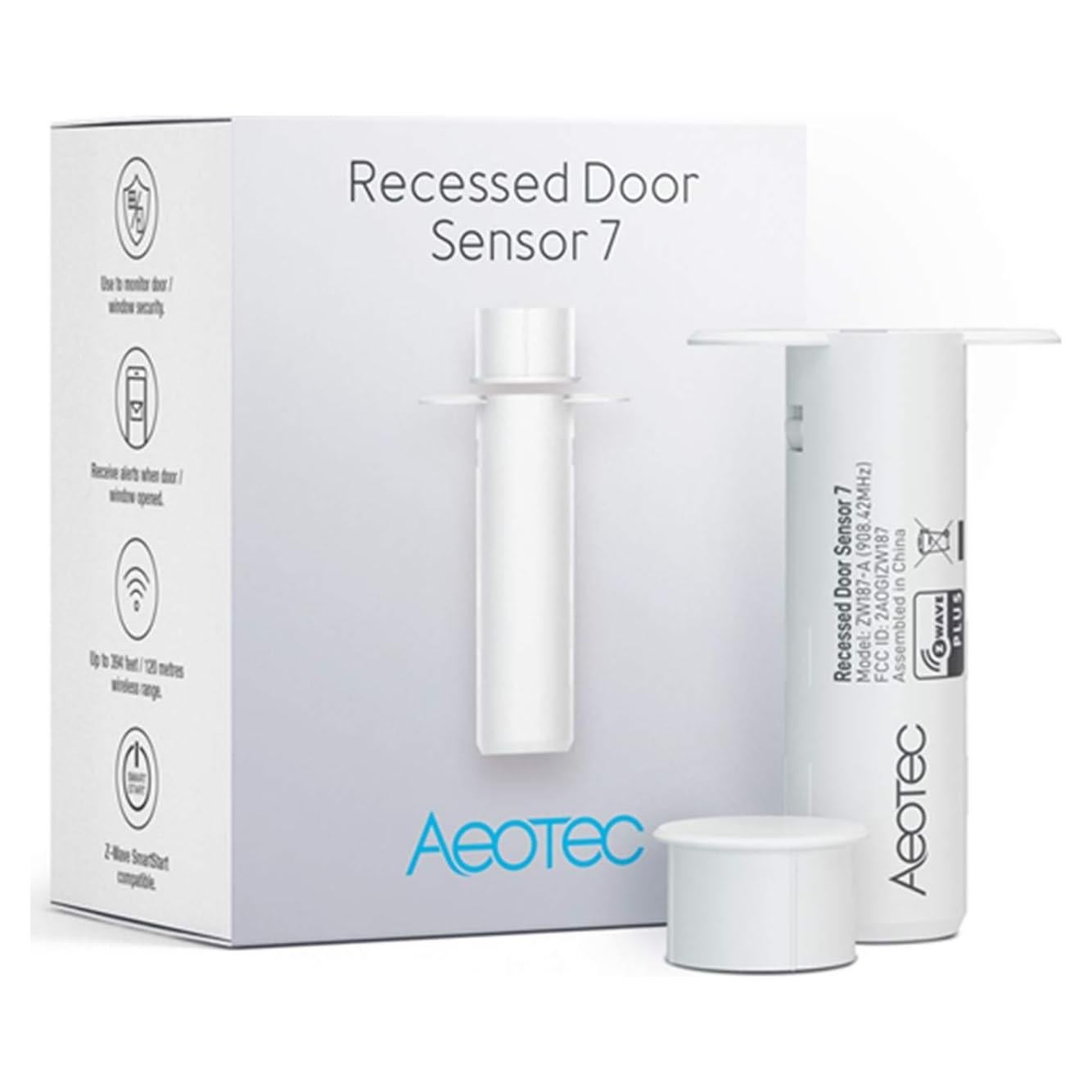 Sensor de Puerta Recesado Aeotec Z-Wave Plus 7 Inteligente