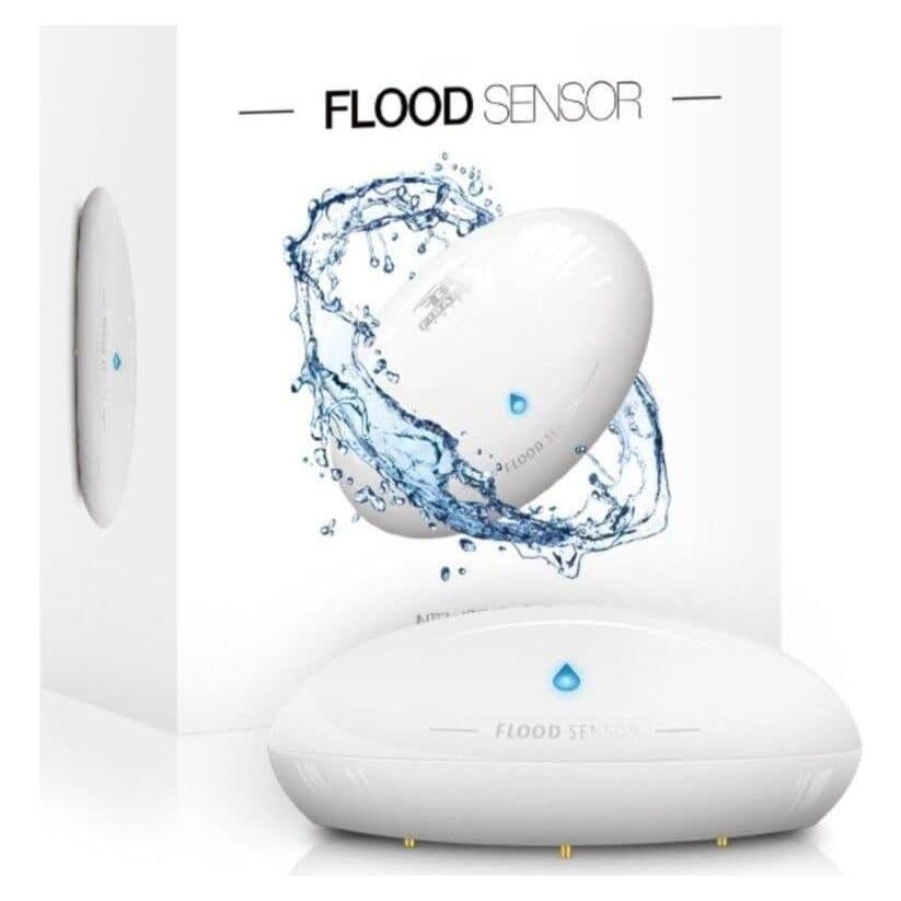 Sensor de fuga de agua y temperatura Fibaro Z-Wave Plus 3V