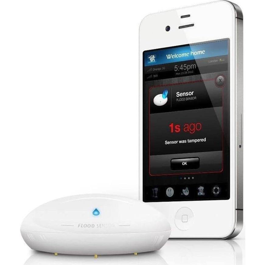 Sensor de fuga de agua y temperatura Fibaro Z-Wave Plus 3V