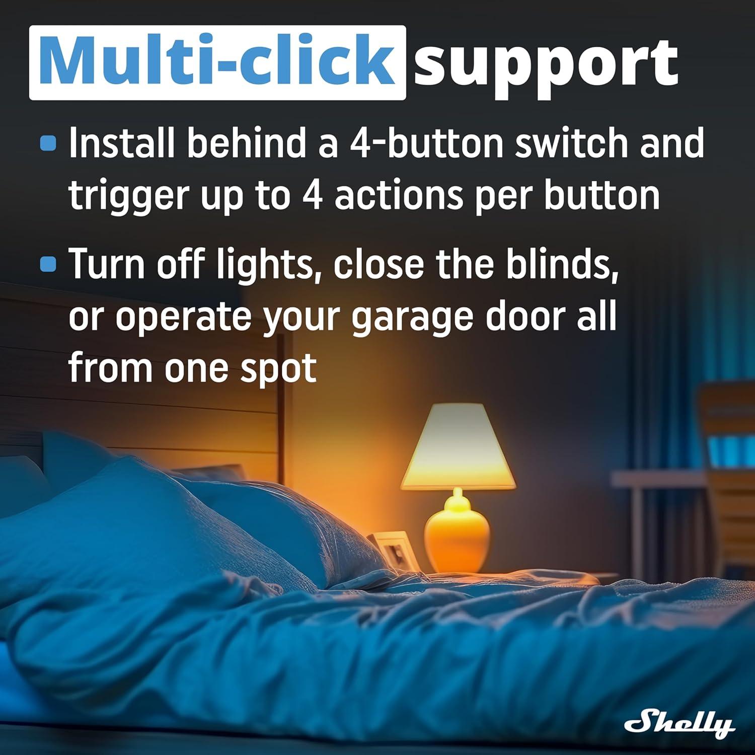 Controlador WiFi Shelly i4 Gen3 | 4 Entradas Digitales | Automatización