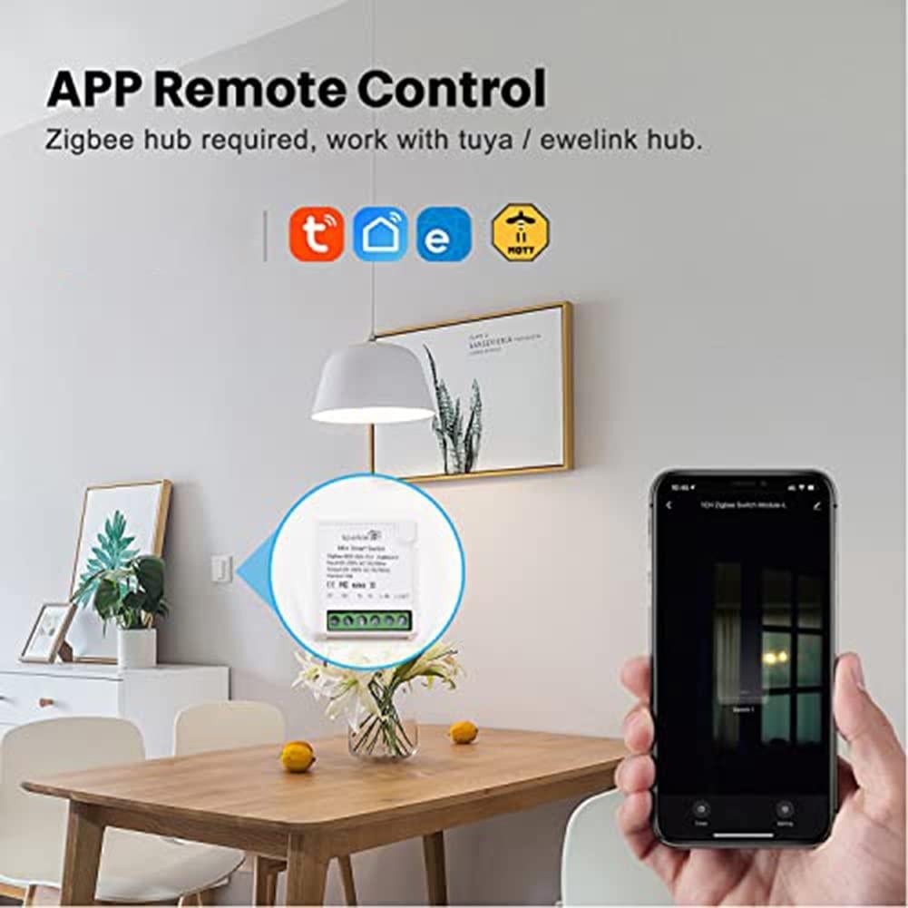 Módulo Relé Inteligente Zigbee 16A ShenZhen 2 Vías Control Remoto