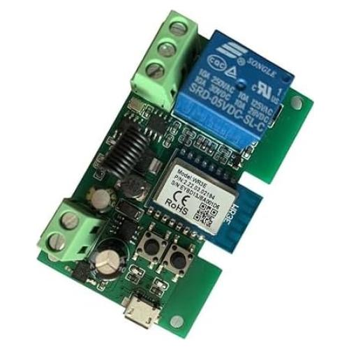 Interruptor WiFi Huacaoe 1CH 12V Inching Auto-Bloqueo