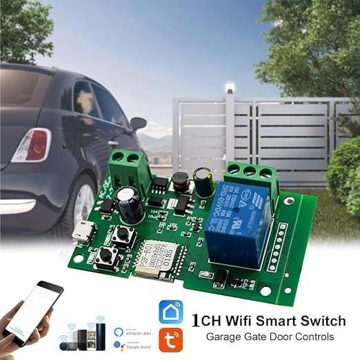 Interruptor WiFi Huacaoe 1CH 12V Inching Auto-Bloqueo